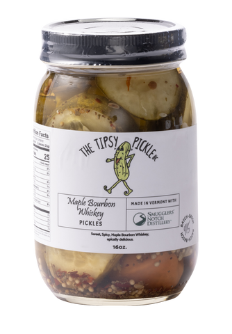 Tipsy Pickle Maple Bourbon Whiskey Pickles