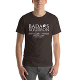 BADA$S BOURBON T-SHIRT WITH WHITE LOGO